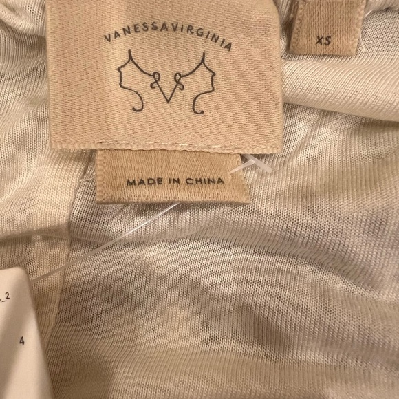 Anthropologie Top Vanessa Virginia Floral Knotted Scoop Neck Tank Size XS NWT - Picture 10 of 14